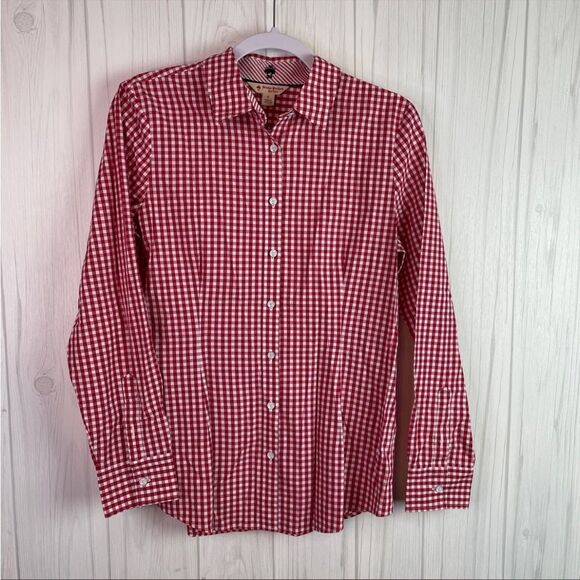 Brooks brothers plaid blouse 6 - Picture 1 of 6